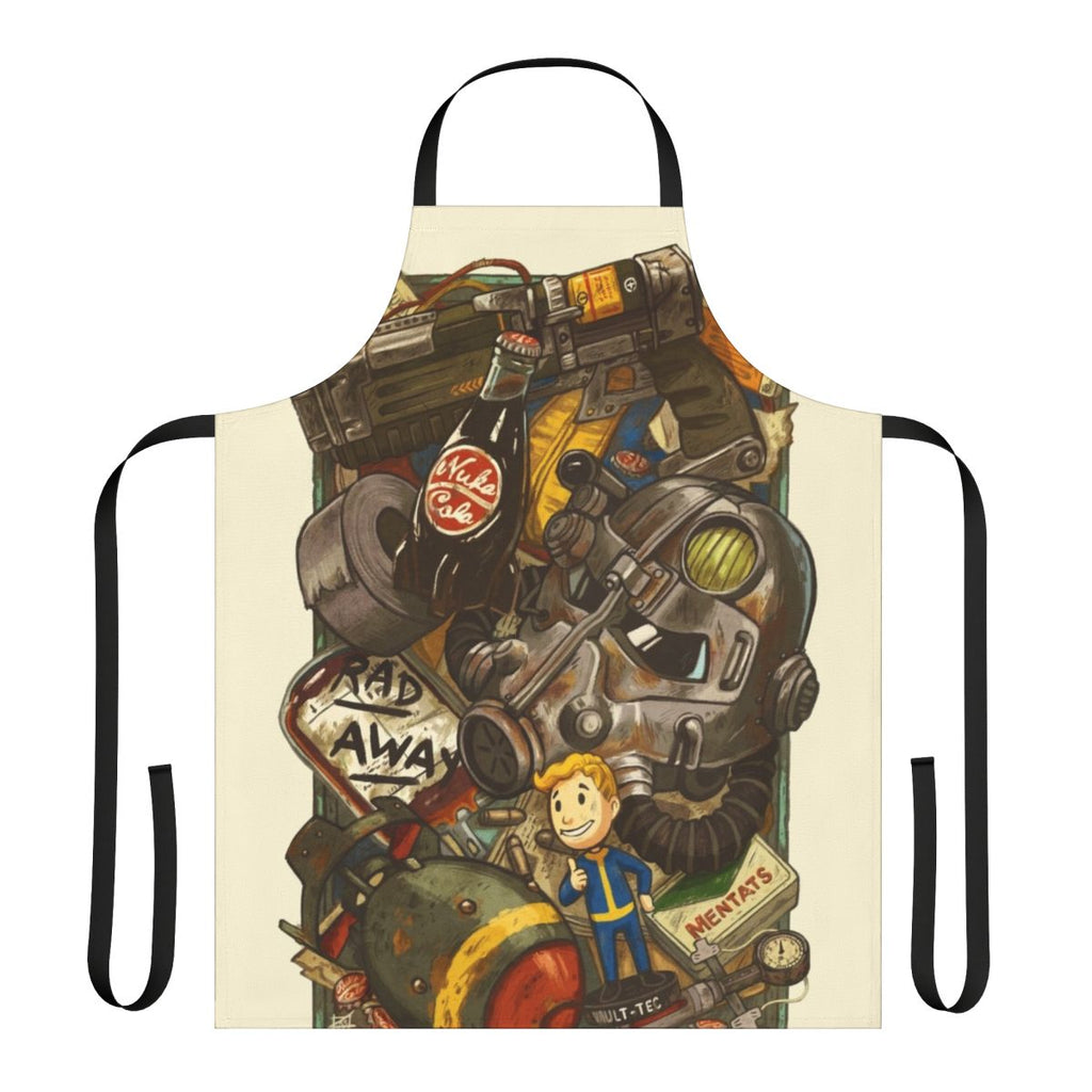 Wasteland Cache Apron featuring Fallout-inspired design