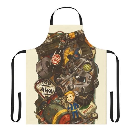 Wasteland Cache Apron featuring Fallout-inspired design