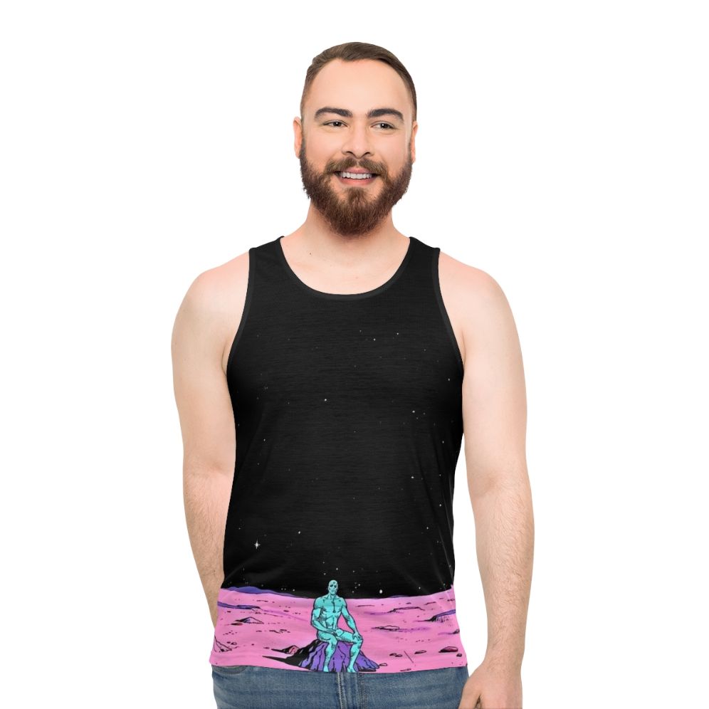 Watchmen Dr. Manhattan Unisex Space-Themed Tank Top