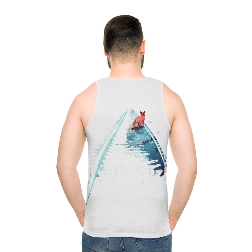Watercolor animal art unisex tank top