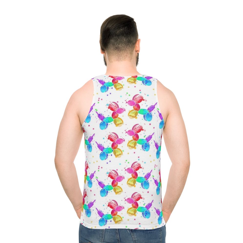 Watercolor Balloon Dogs Unisex Tank Top