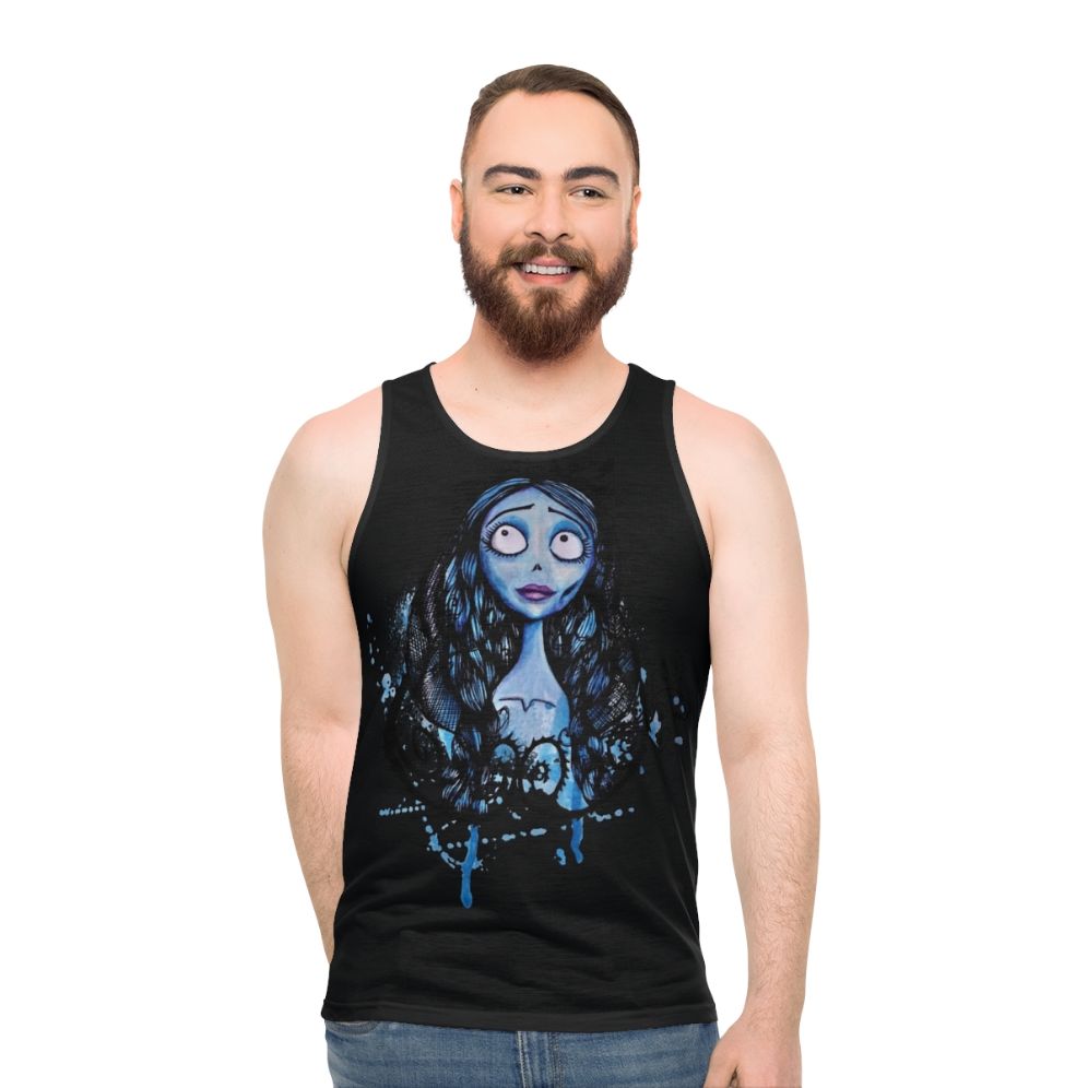 Watercolor Corpse Bride Tank Top