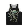 Watercolor Green Octopus Unisex Tank Top