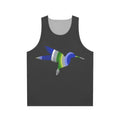 Watercolor hummingbird legendary animals tank top