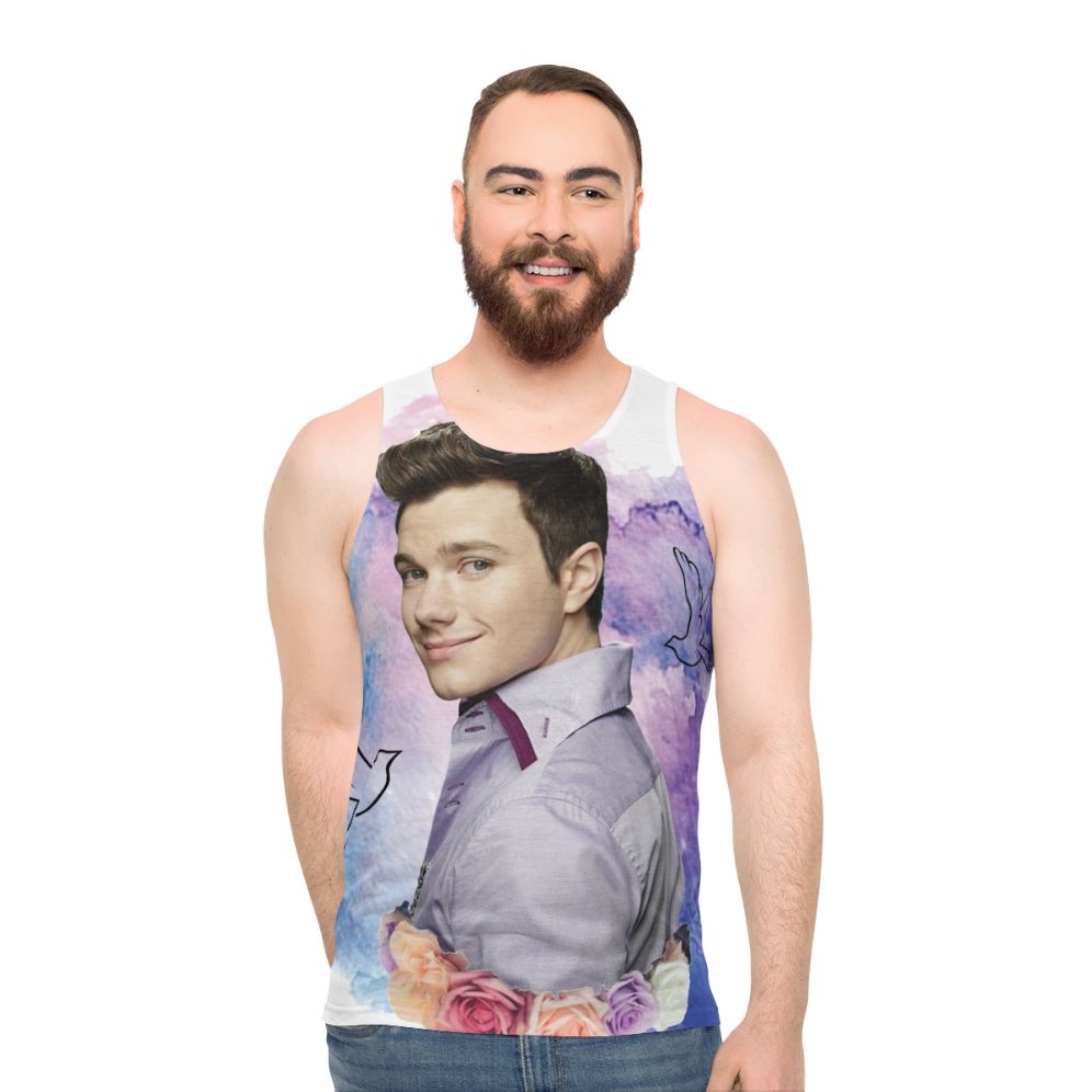 Watercolor Kurt Hummel Unisex Tank Top