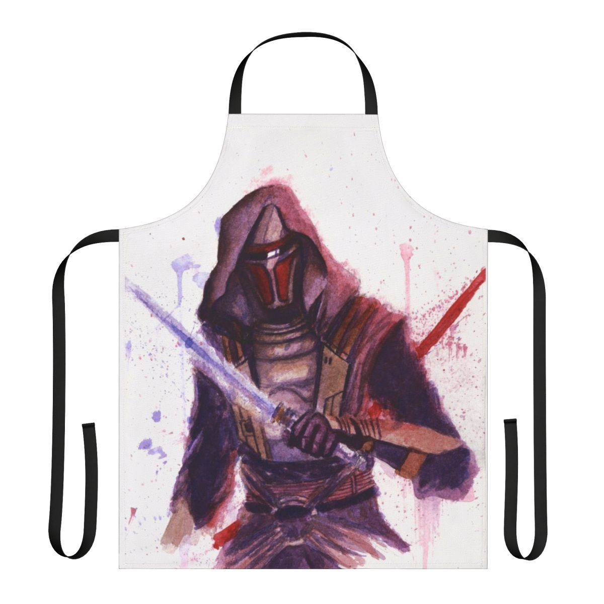 Watercolor Star Wars Jedi Apron with Revan Design