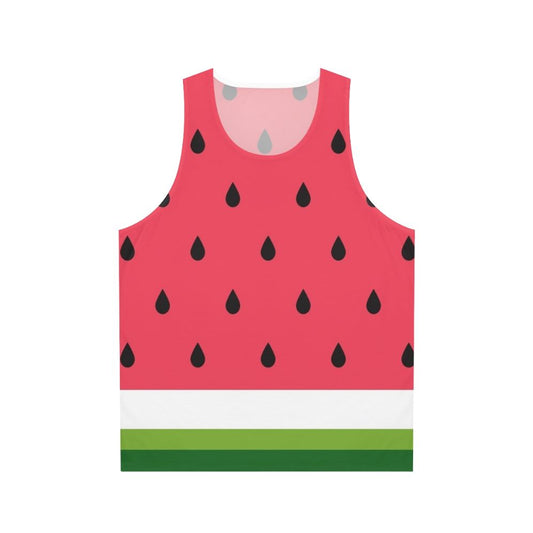 Watermelon abstract unisex tank top