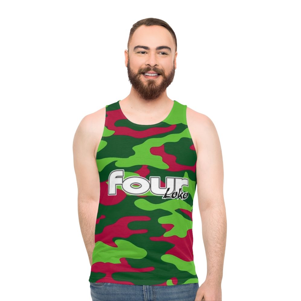 Watermelon Camo 4Loko Unisex Tank Top