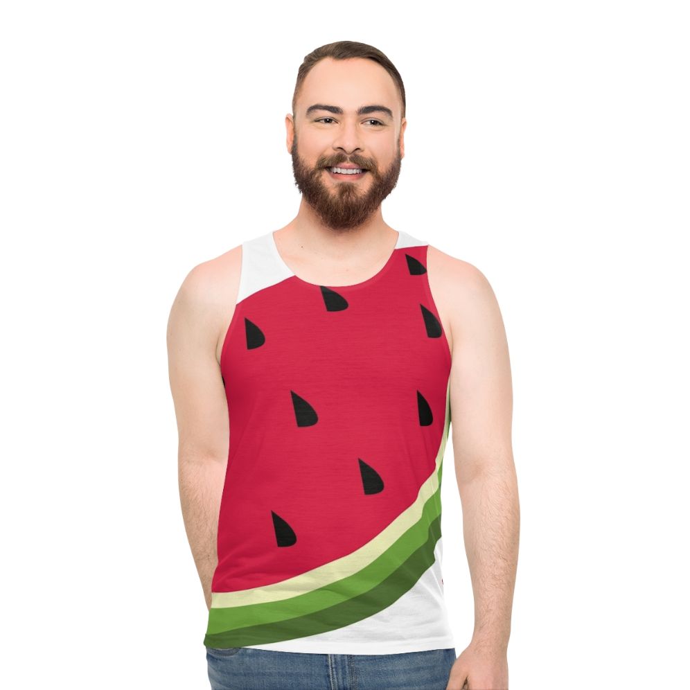 Watermelon Design Unisex Tank Top