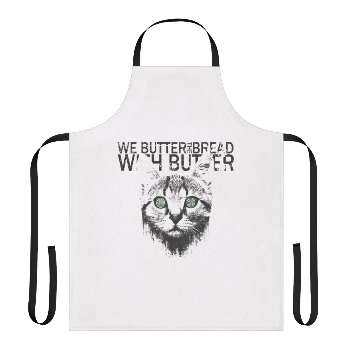 WBTBWB-inspired apron featuring metal band graphics