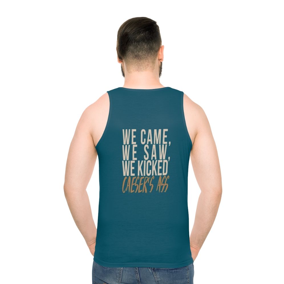 Unisex tank top featuring Julius Caesar quote from Legends of Tomorrow