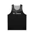 "We Dissent" Unisex Tank Top for Human Rights Activists
