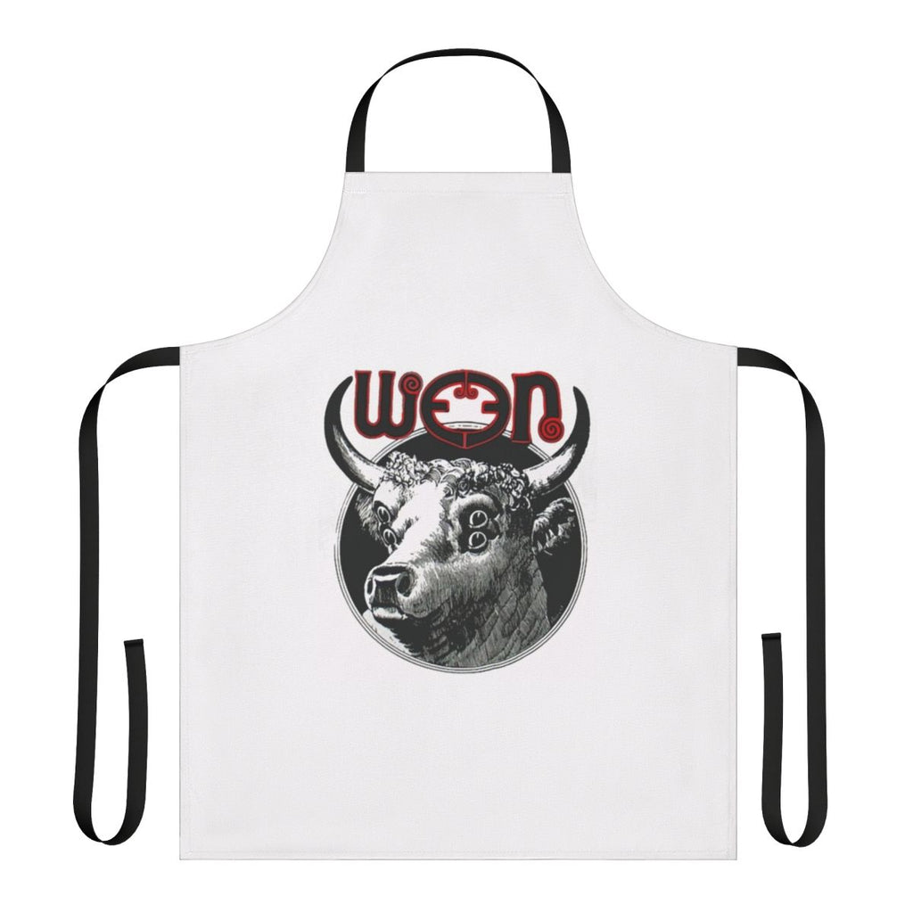 Ween-themed apron featuring the Ween logo and artwork