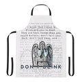 Weeping Angel inspired apron featuring the iconic Doctor Who villain