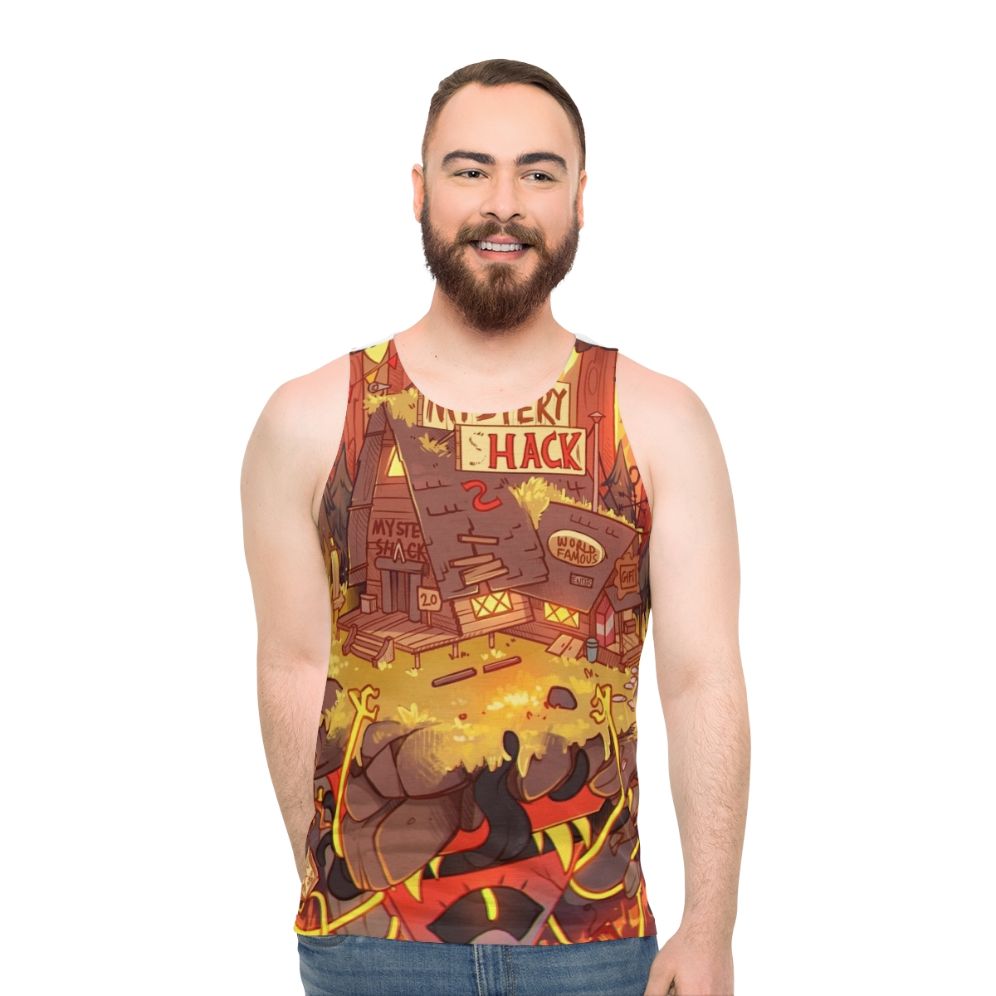 Weirdmageddon Unisex Tank Top Featuring Bill Cipher