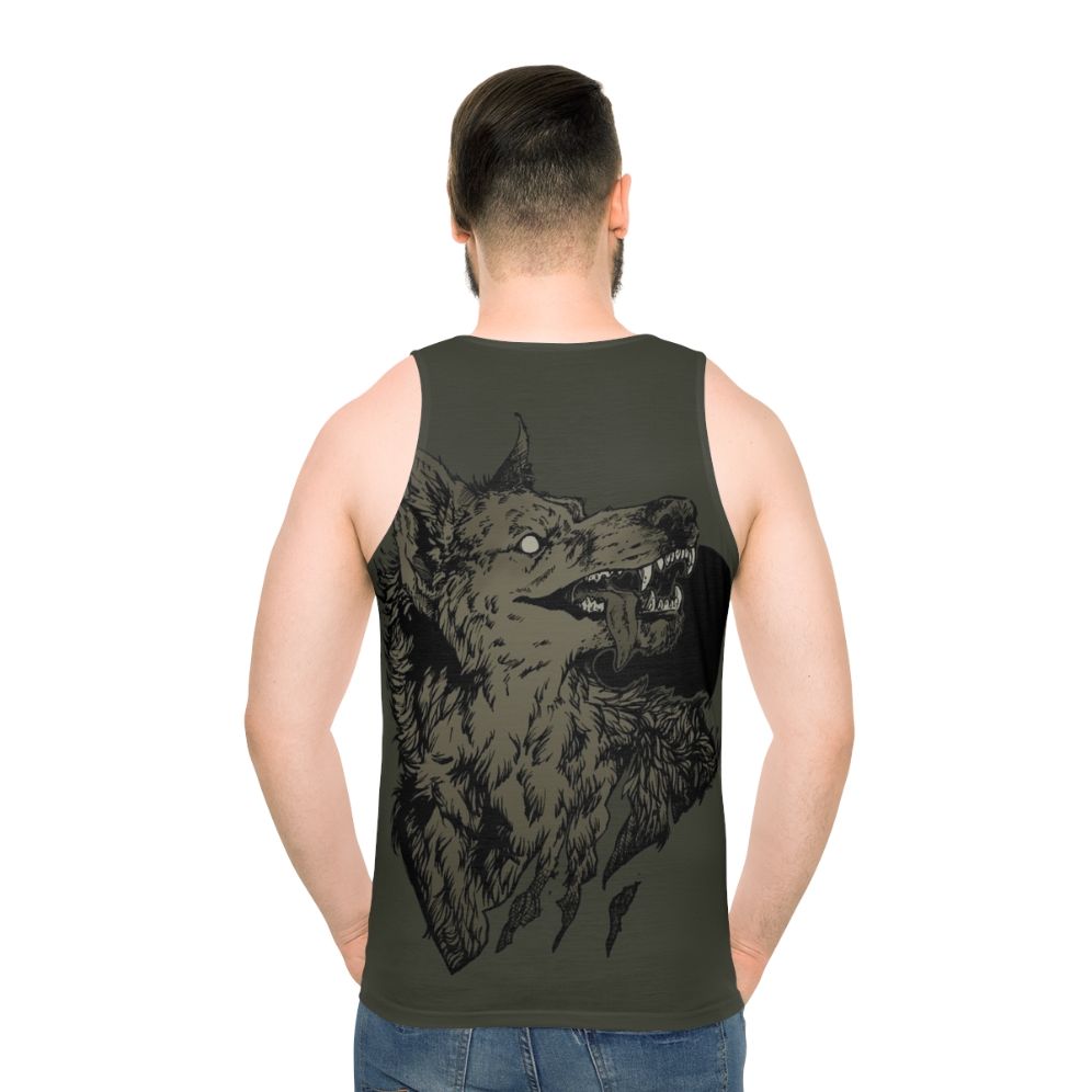 Werewolf Unisex Black Tank Top
