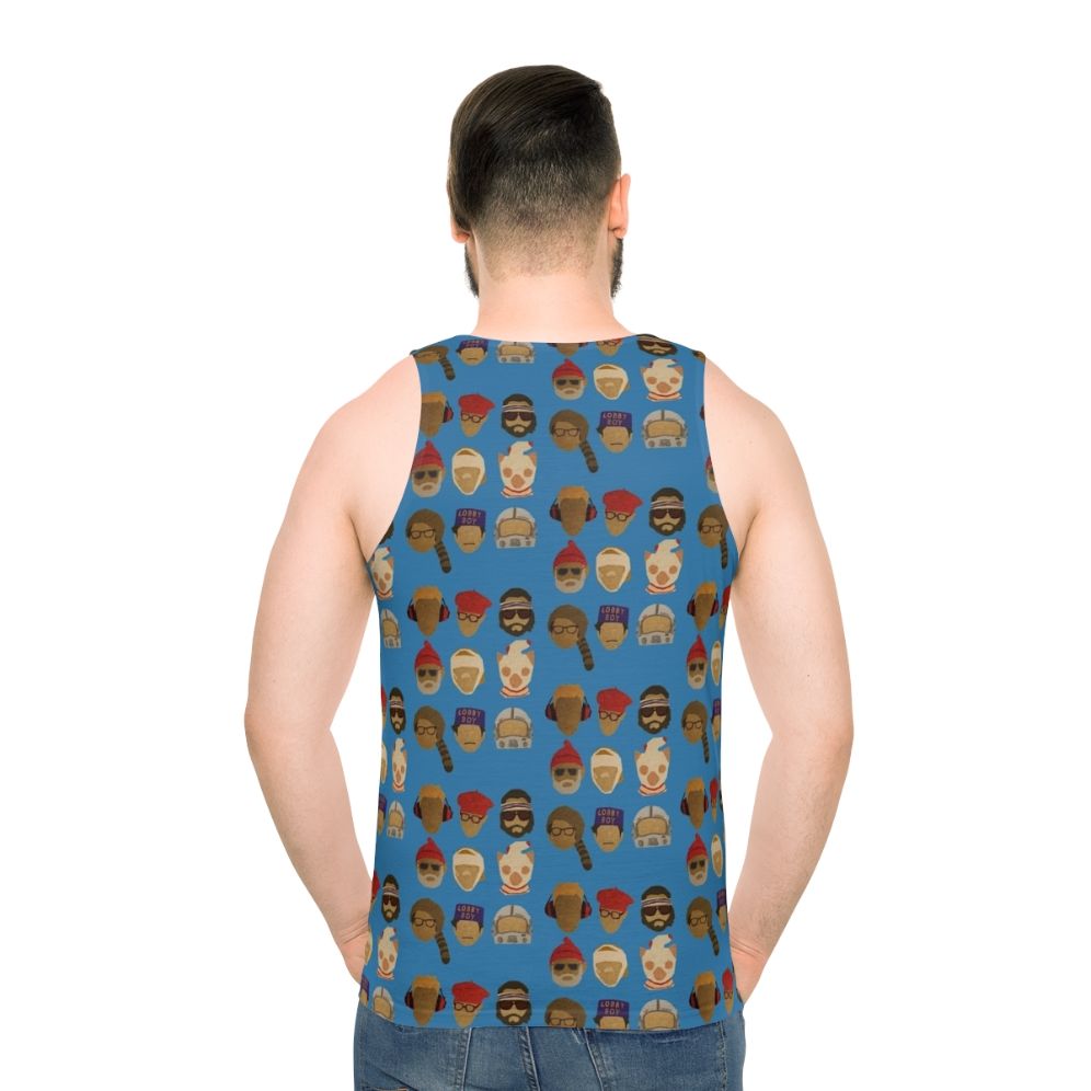 Wes Anderson inspired unisex tank top