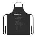 Westworld inspired giggles apron featuring the Westworld logo and a humorous "giggles" design