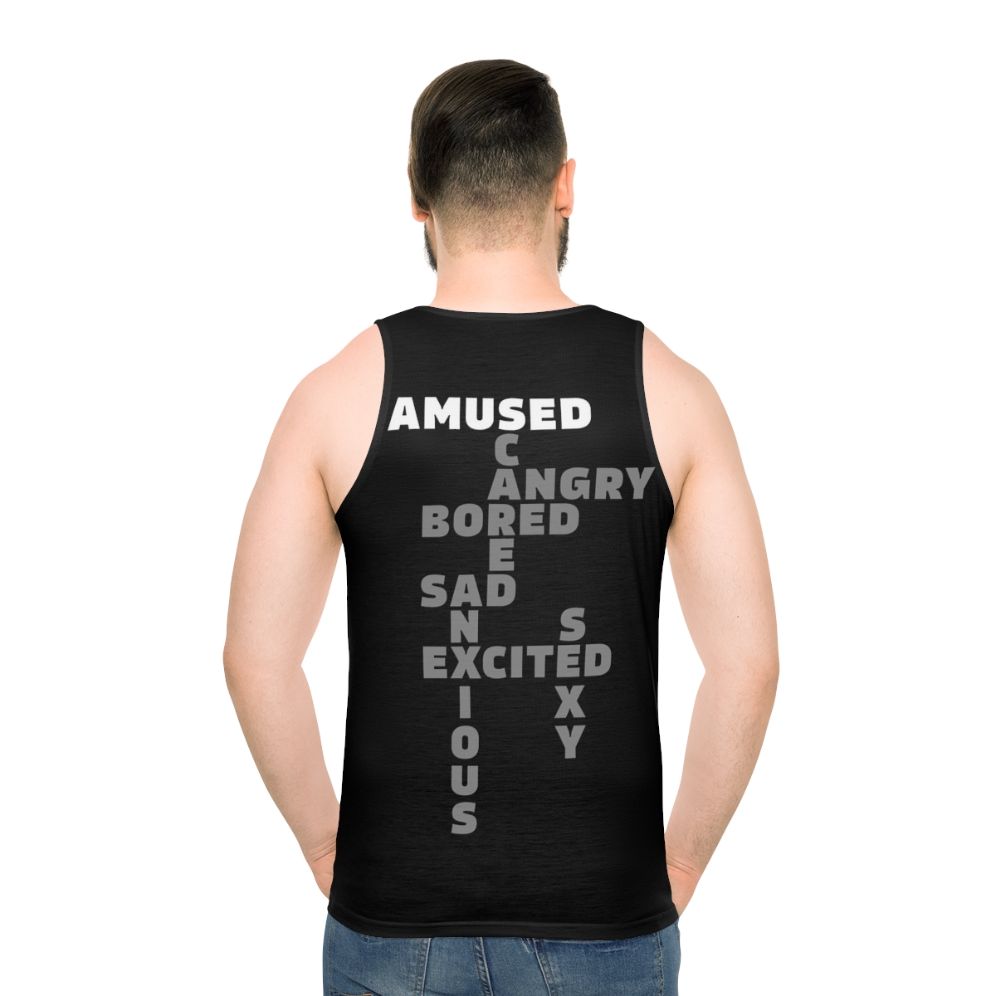 Westworld Inspired Unisex Tank Top with Mood and Emotion Design