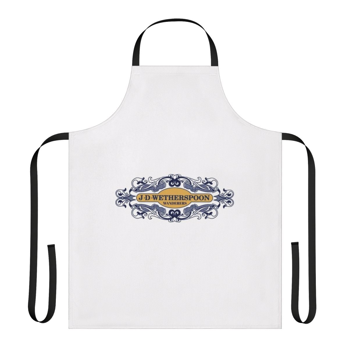Wetherspoon-inspired apron with Wanderers logo design for hospitality and catering staff