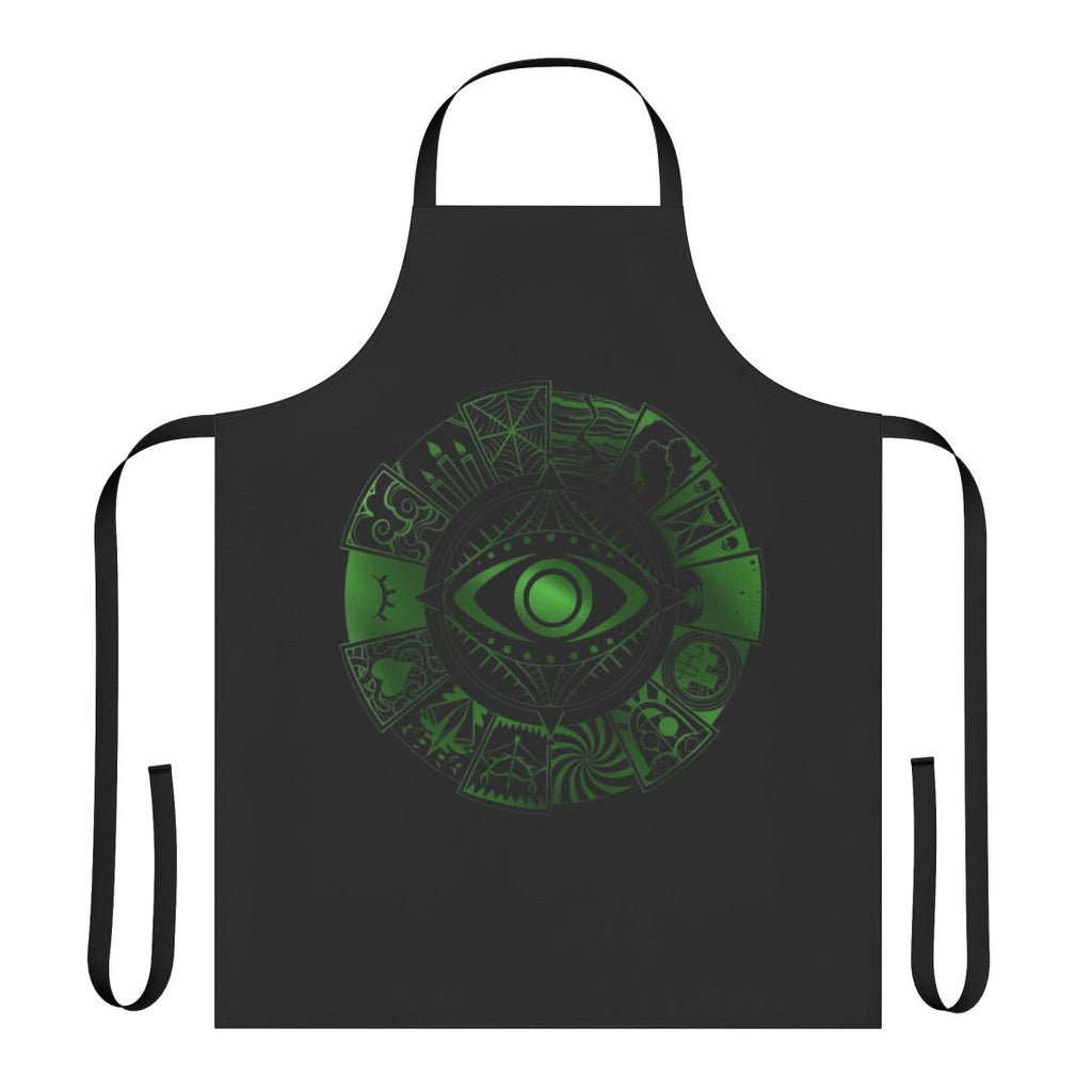 Fears Wheel-Patterned Apron for Kitchen and Cooking
