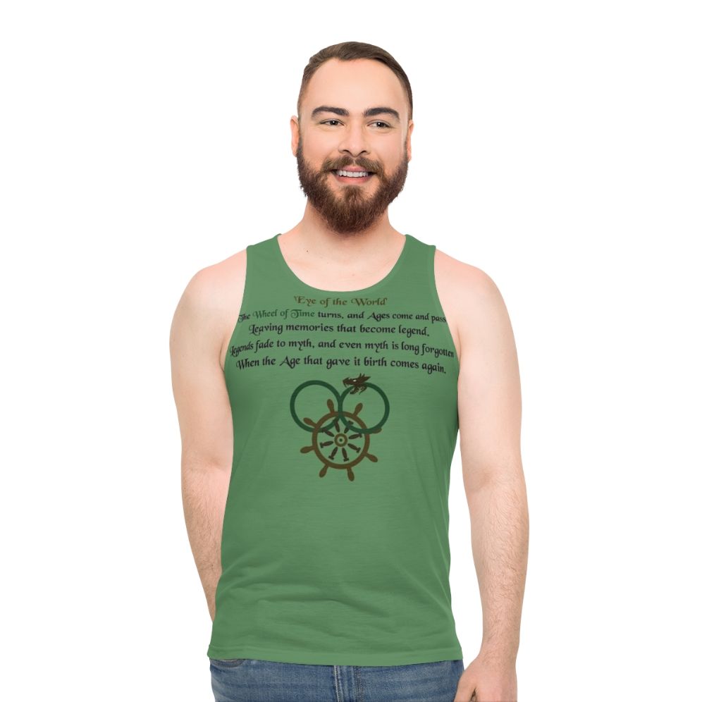 Unisex "Thus Spins The Wheel Of Time" Tank Top