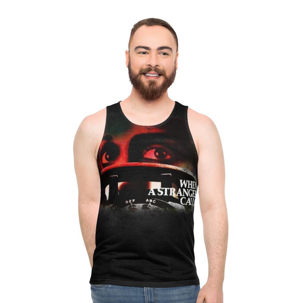 When a Stranger Calls horror movie unisex tank top