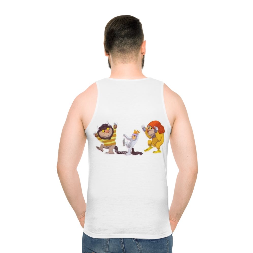 Unisex tank top featuring Max and the wild monsters from the classic book "Where the Wild Things Are"