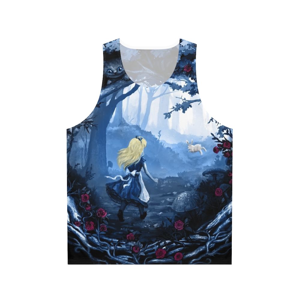 Whimsical Alice in Wonderland Unisex Tank Top