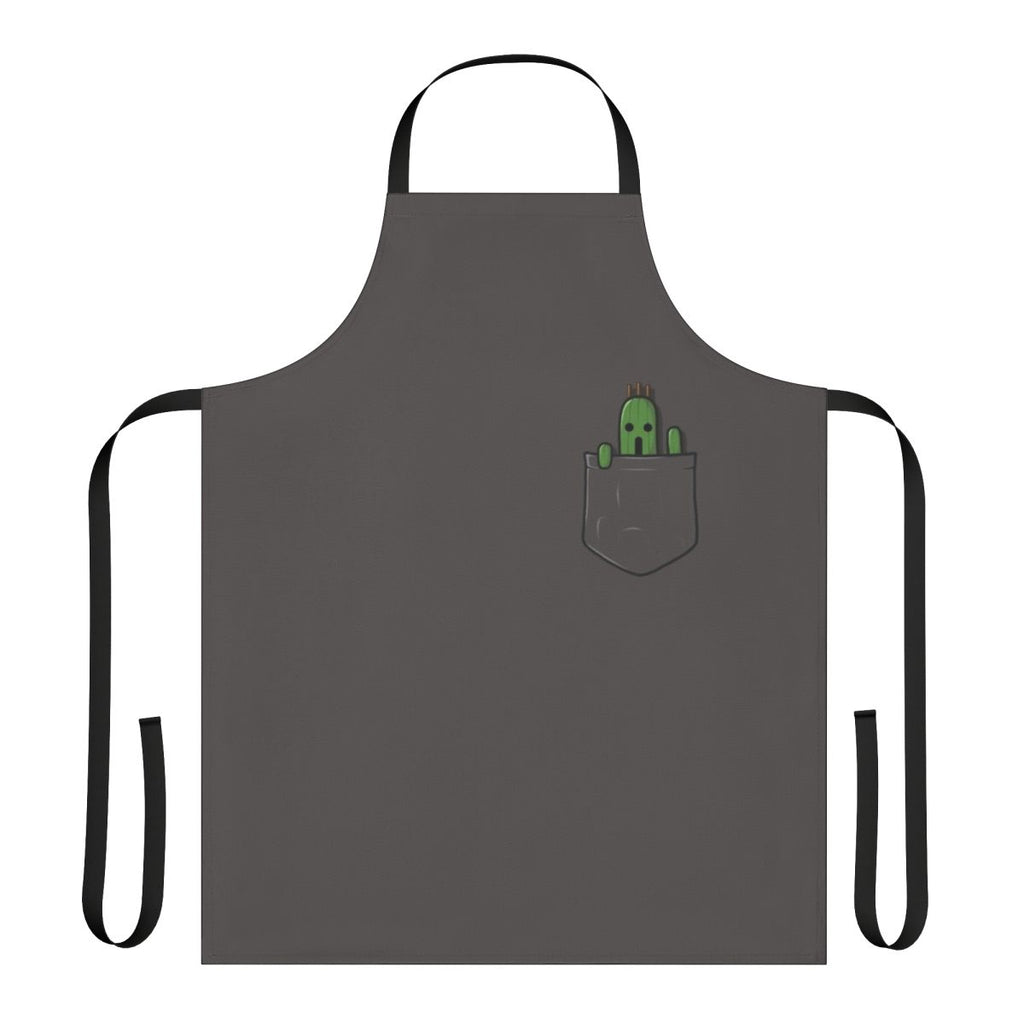 Whimsical cactus-themed apron for fantasy and video game lovers