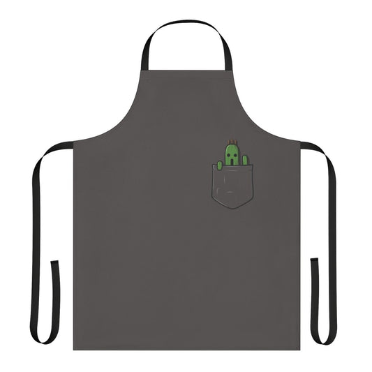 Whimsical cactus-themed apron for fantasy and video game lovers