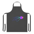 Jellyfish apron with abstract, colorful artwork depicting a legendary sea creature