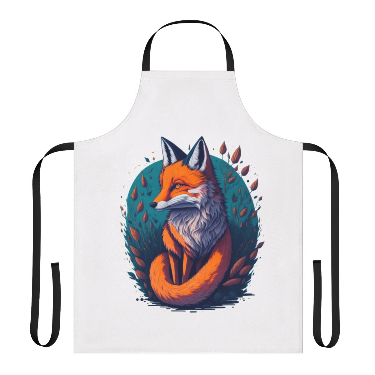 Illustration of a fox-like legendary creature in a whimsical, fantasy-inspired style with watercolor texture.