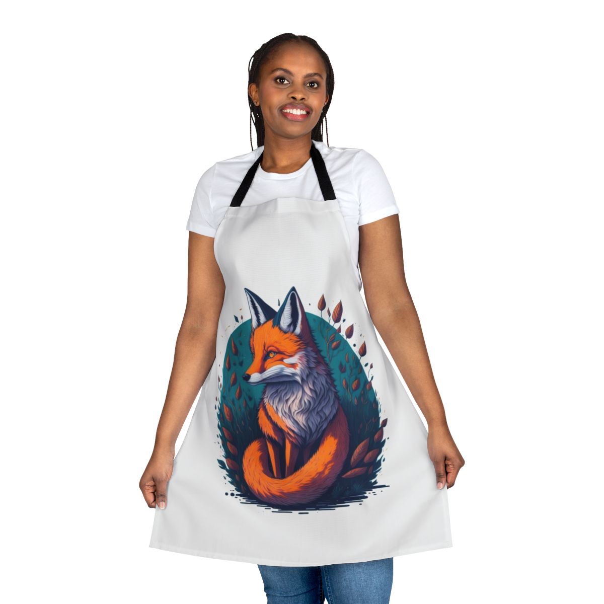 Illustration of a fox-like legendary creature in a whimsical, fantasy-inspired style with watercolor texture.
