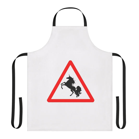 Apron featuring a design of various legendary animals like a unicorn and dragon.