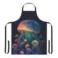 Apron featuring illustrations of legendary sea creatures and mythical ocean beasts