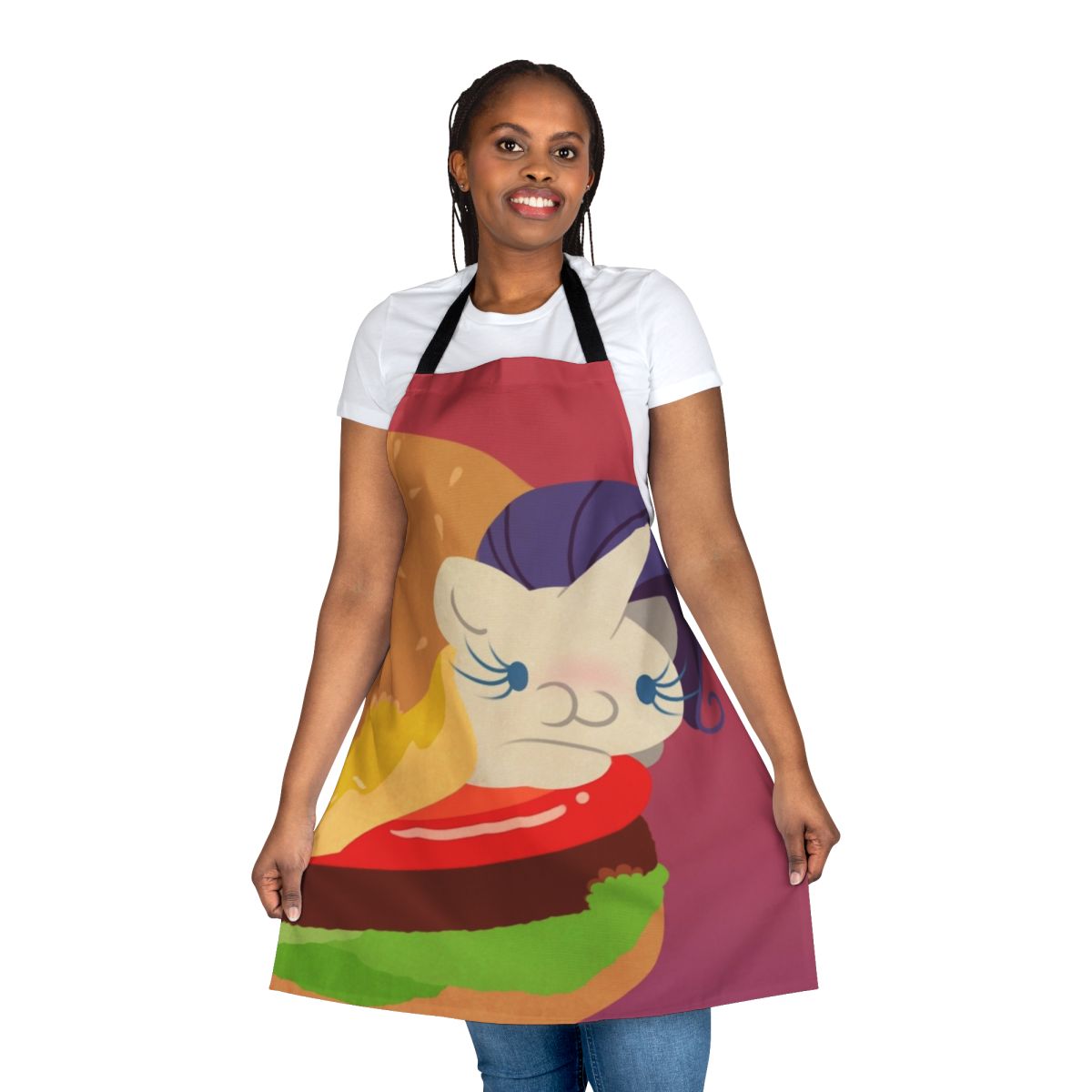 Apron featuring Rarity, a character from the My Little Pony: Friendship is Magic cartoon series