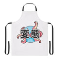 Whimsical apron featuring a vibrant, hand-drawn design of playful tentacles