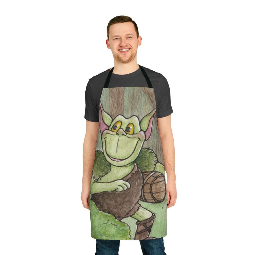 Whimsical toadie inspired apron with Gummi Bears cartoon characters