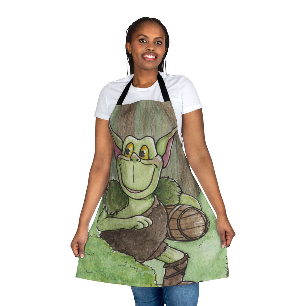 Whimsical toadie inspired apron with Gummi Bears cartoon characters