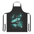 Colorful apron featuring enchanting tree spirits in an anime-inspired fantasy art style