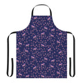 Apron featuring a vibrant unicorn and flower design