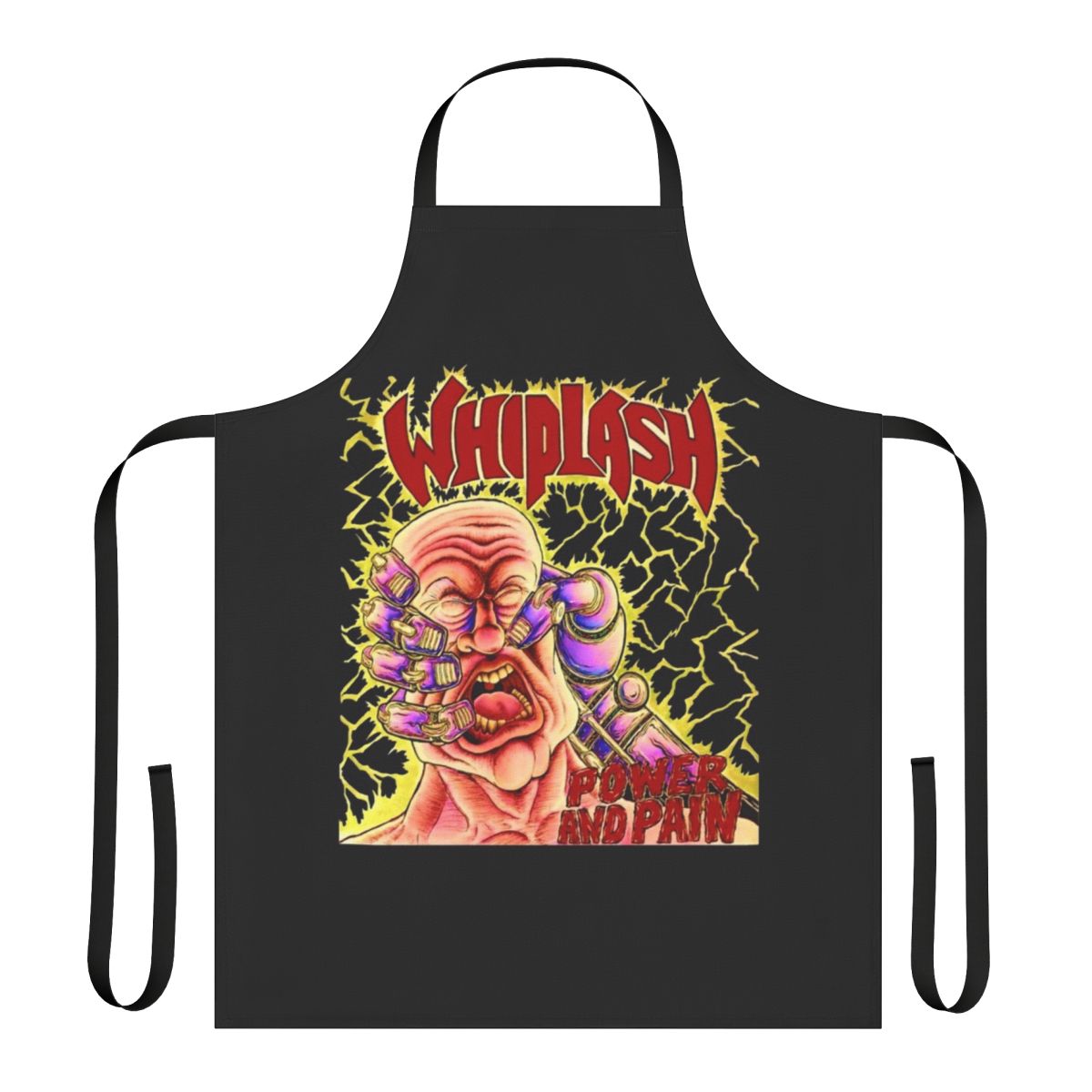 Whiplash-themed apron with a design inspired by the iconic movie about a driven jazz drummer