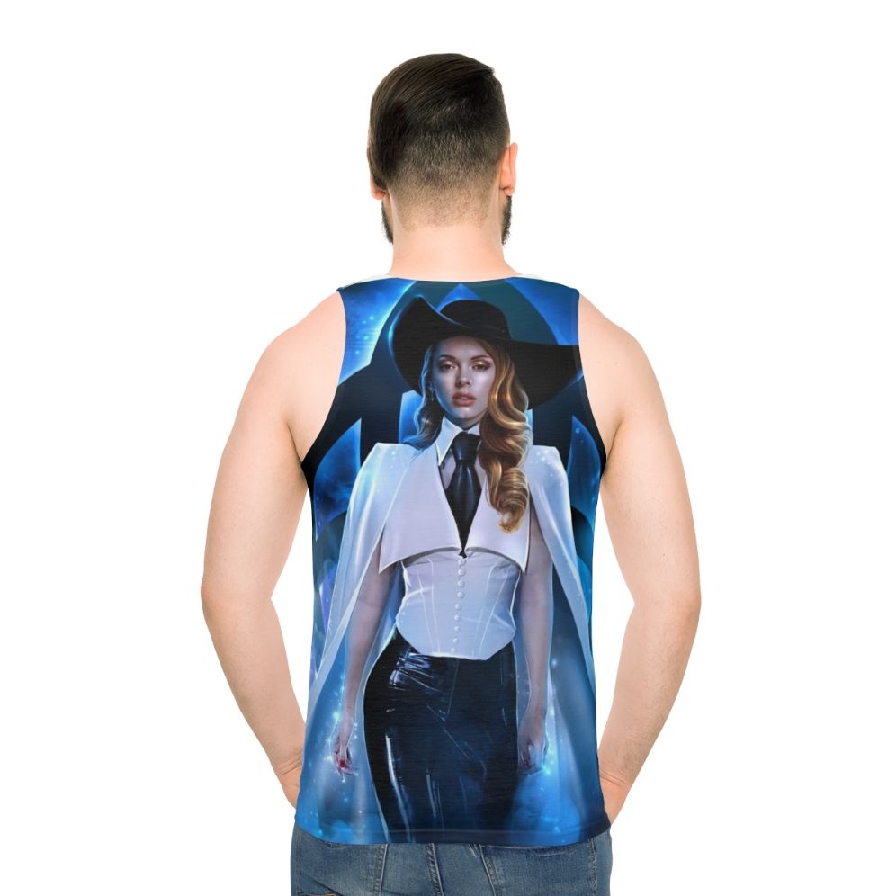 White angel unisex tank top for cosplay and fashion