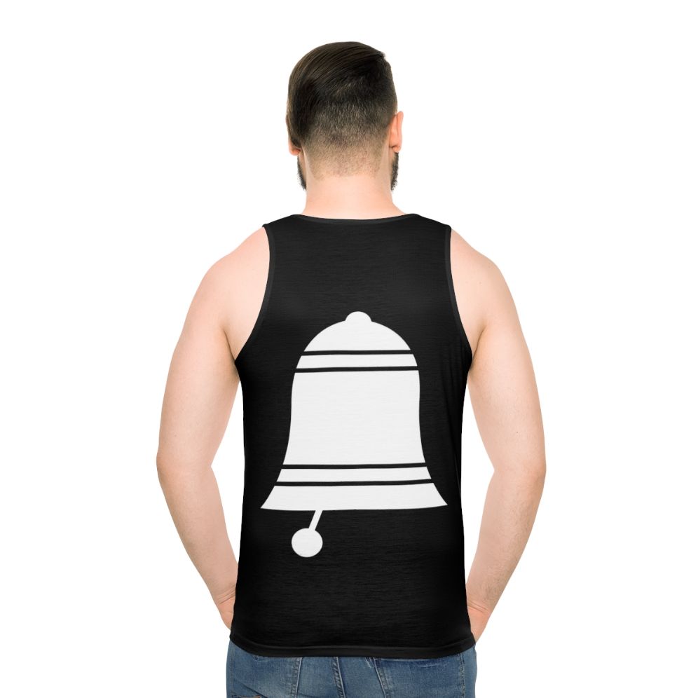 White Bell Campana Unisex Tank Top for Activities and Hobbies