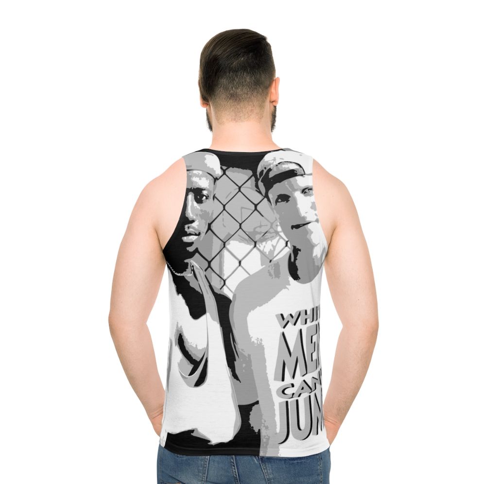 White Men Can't Jump Stencil Style Unisex Basketball Tank Top