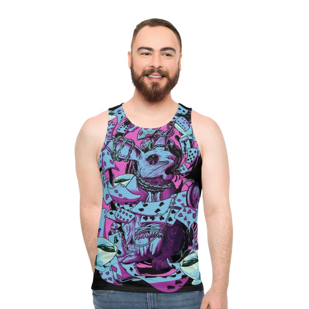 White Rabbit Unisex Tank Top