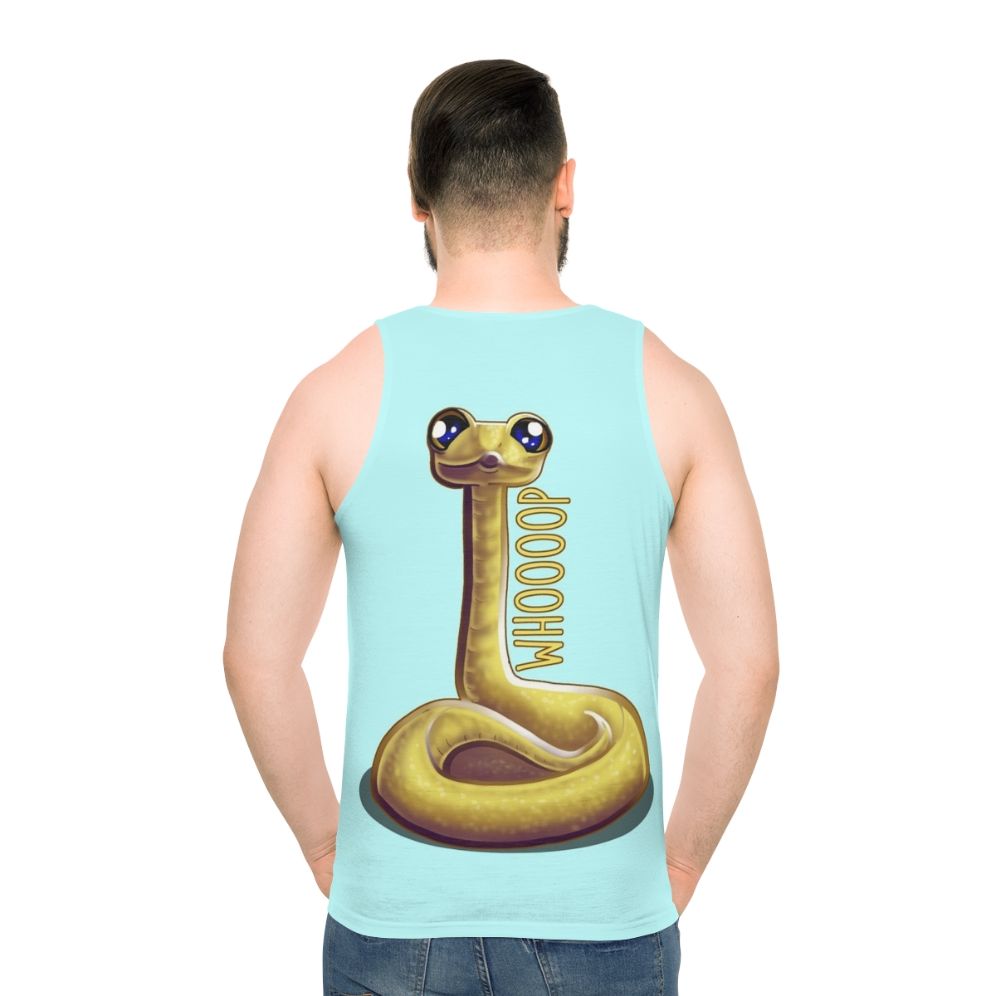 Whooping snake unisex tank top