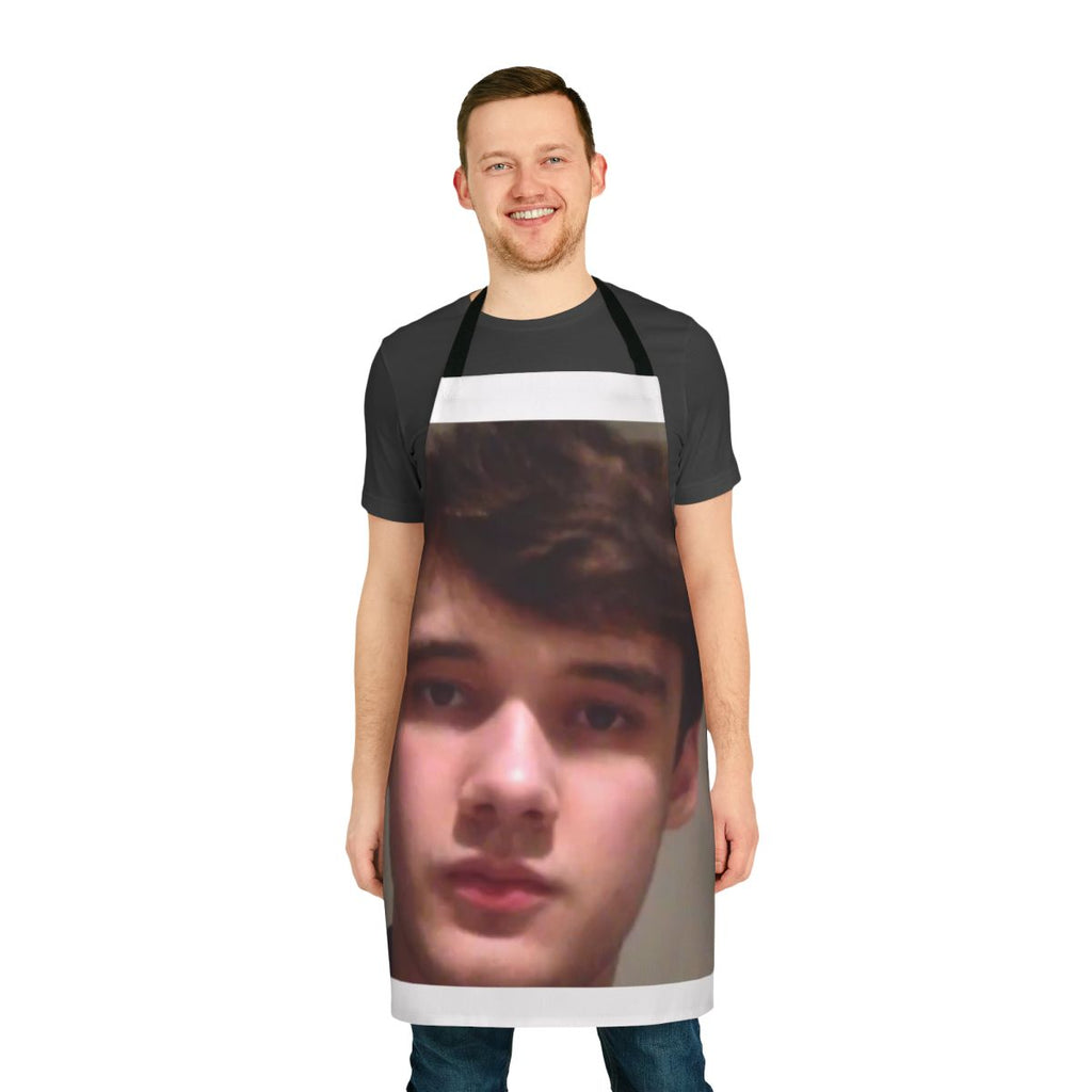 Wilbur Soot-themed cooking apron with adjustable neck strap and waist ties