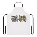 Wild Inspired Romp Graphic Apron featuring a monster character design